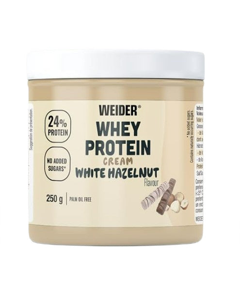 Whey Protein Cream, White Hazelnut - 250 grams - Weider