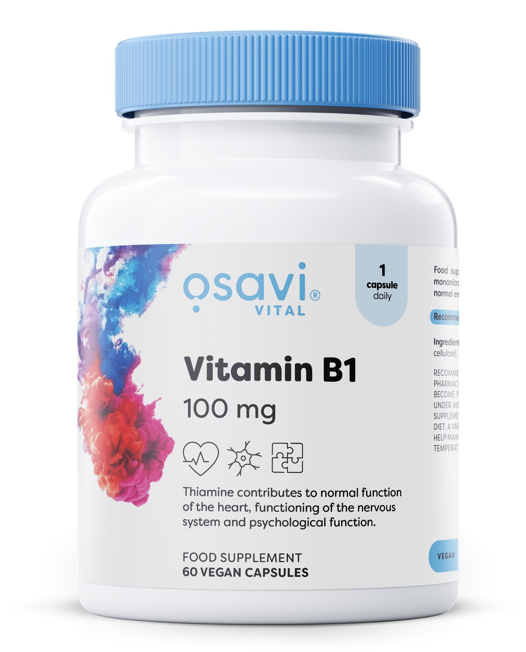 Vitamin B1, 100mg - 60 vegan caps - Osavi
