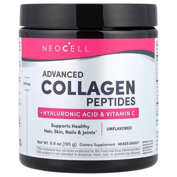 Advanced Collagen Peptides with Vitamin C & Hyaluronic Acid - 195 grams - NeoCell