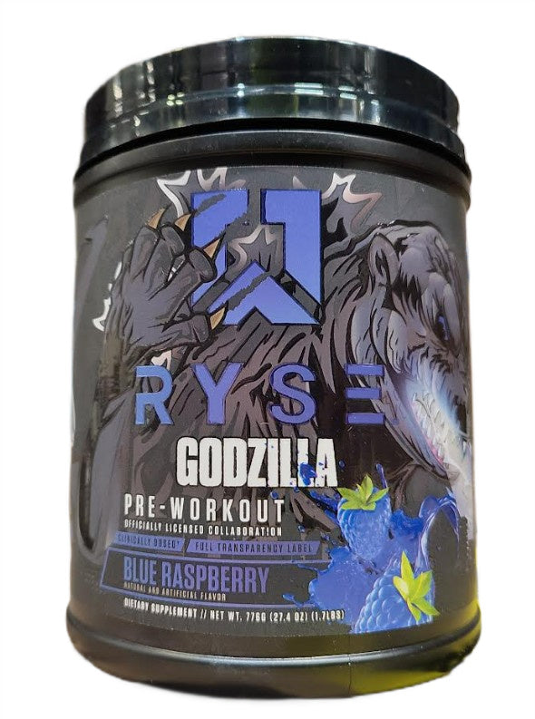 Godzilla Pre-Workout, Blue Raspberry - 776 grams - RYSE
