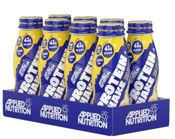 High Protein Shake, Banana Delight - 8 x 500 ml. - Applied Nutrition