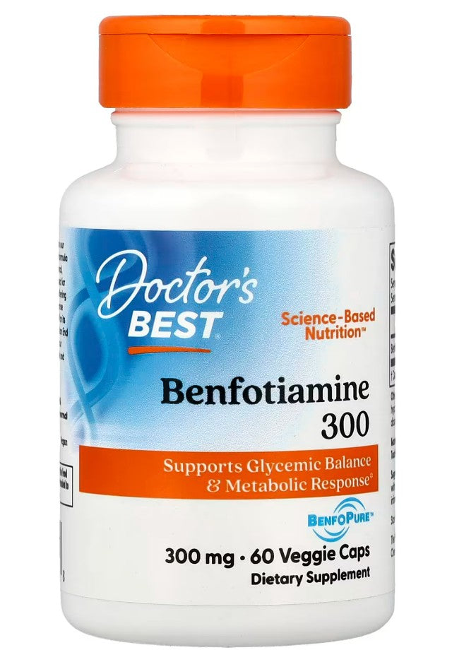 Benfotiamine with BenfoPure, 300mg - 60 vcaps - Doctor's Best