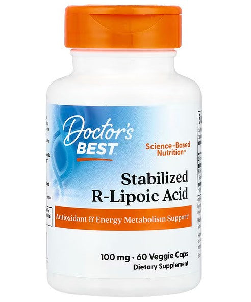 Stabilized R-Lipoic Acid, 100mg - 60 vcaps - Doctor's Best