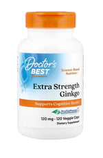 Extra Strength Ginkgo, 120mg - 120 vcaps - Doctor's Best