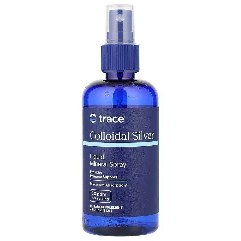 Colloidal Silver Spray, 30ppm - 118 ml. - Trace Minerals