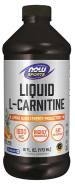 Liquid L-Carnitine, 1000mg Tropical Punch - 473 ml. - NOW Foods