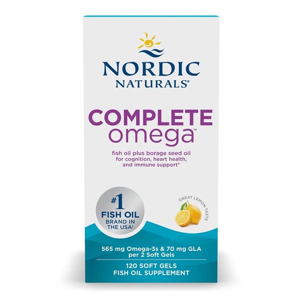 Complete Omega, 565mg Lemon - 120 softgels - Nordic Naturals