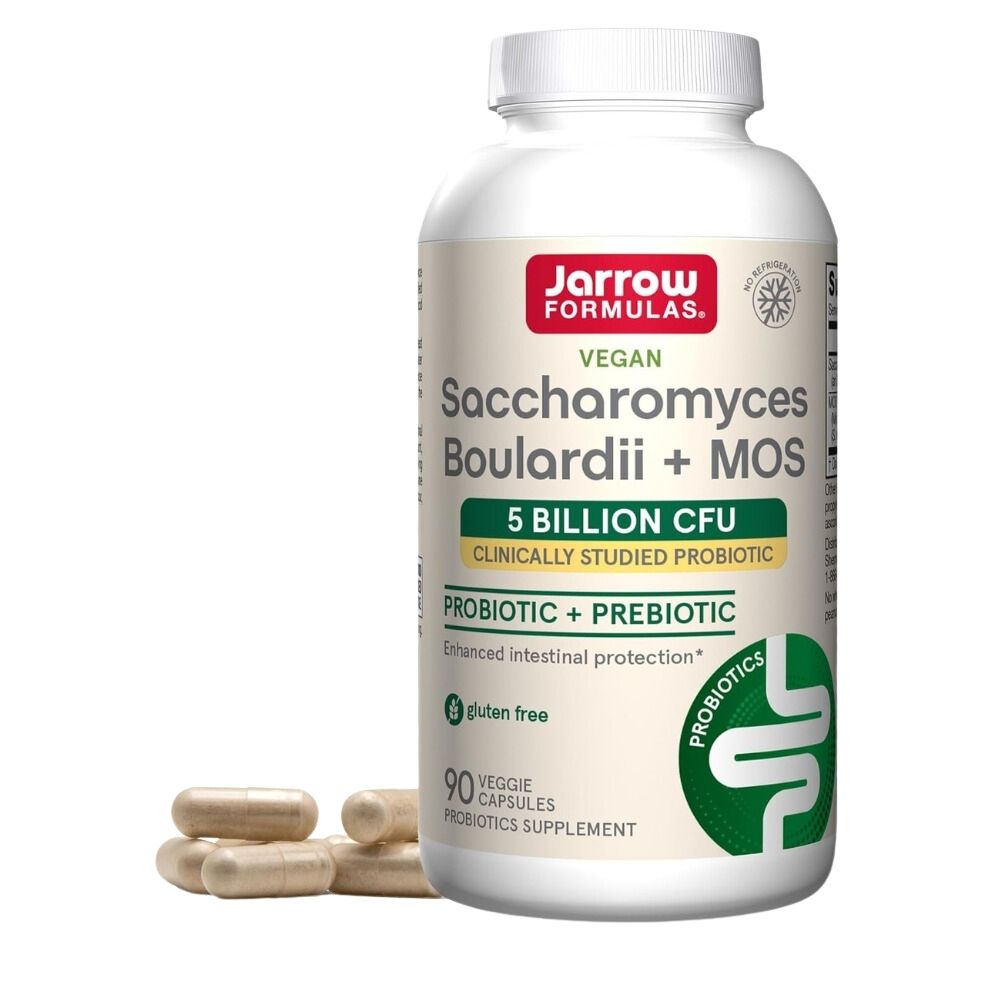 Jarrow Formulas Saccharomyces Boulardii Plus MOS – 90 kapslit