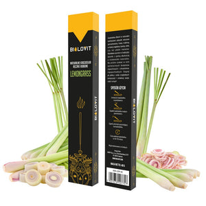 Bilovit looduslikud aroomi-viirukipulgad Sidrunhein - 40 g