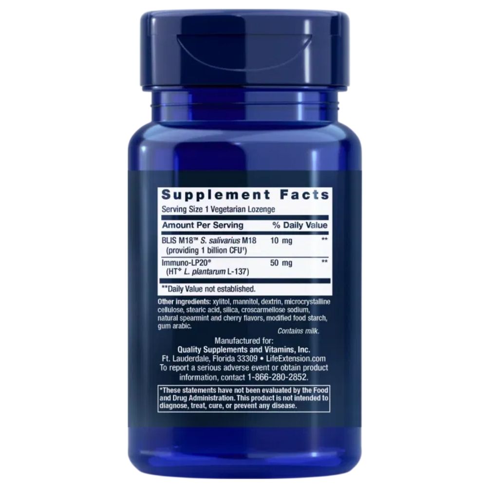 Life Extension FLORASSIST® Suuhügieen - 30 imemistabletti