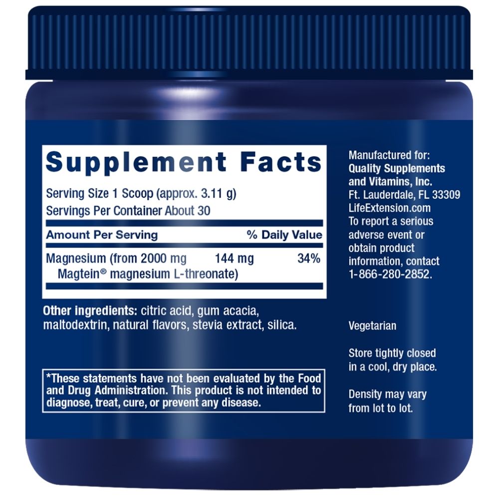 Life Extension Neuro-Mag® magneesium L-treonaat, troopiline - 93,35 g