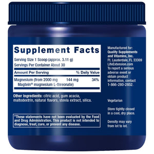 Life Extension Neuro-Mag® magneesium L-treonaat, troopiline - 93,35 g