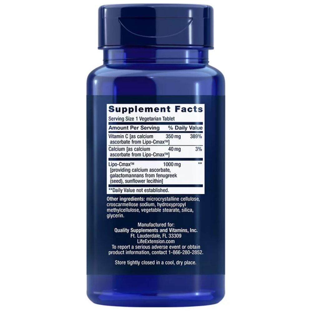 Life Extension C-vitamiin, 24-tunnine liposoomne valem - 60 kapslit