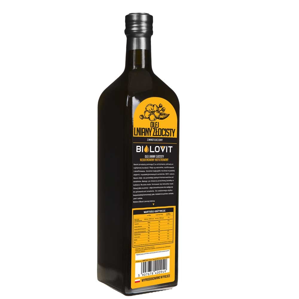 Bilovit Kulmpressitud Linaseemneõli - 1000 ml