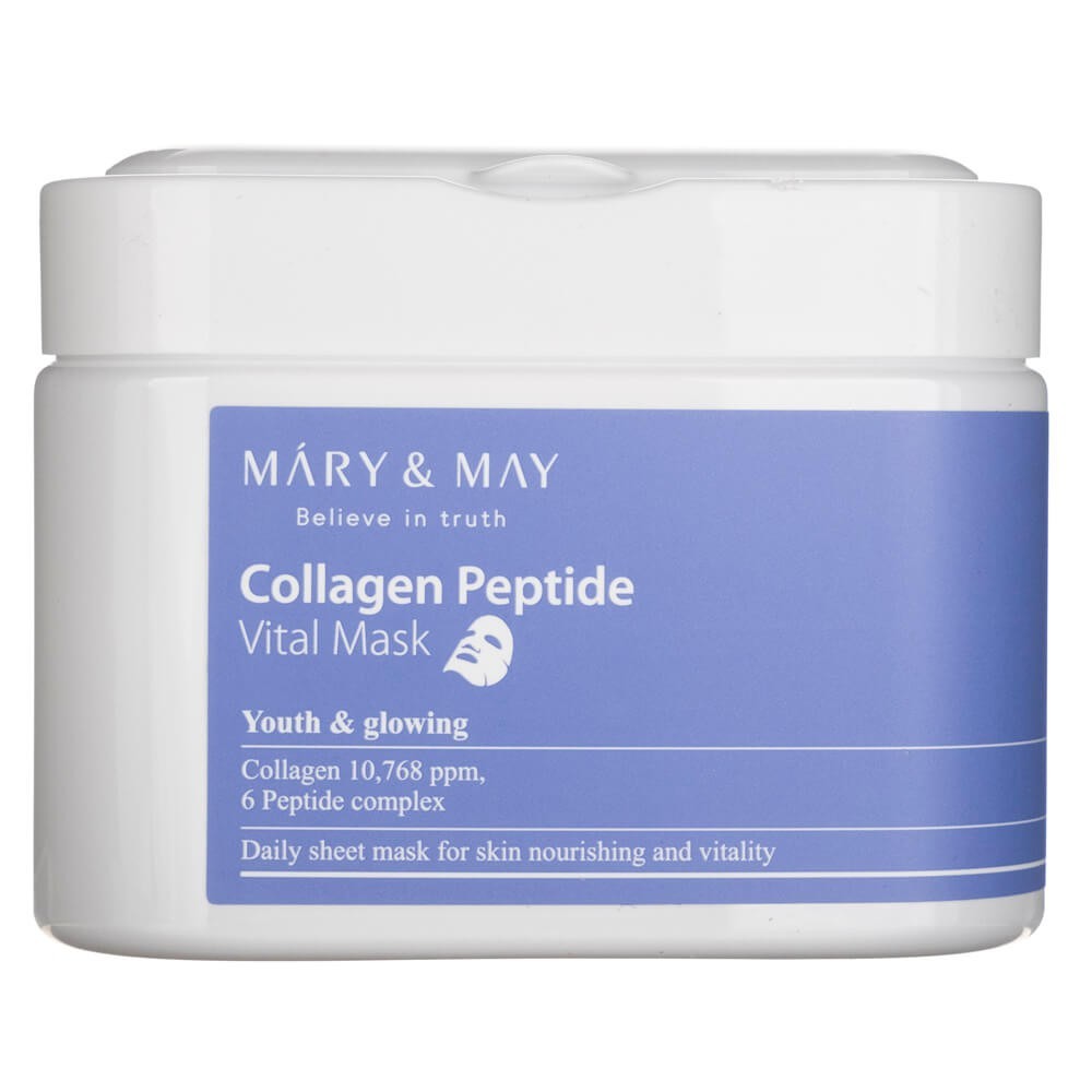 Mary&May kollageeni peptiidmask – 30 ühikut