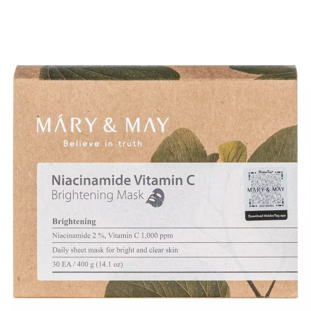 Mary&May sära andvad niatsiinamiidi ja C-vitamiini maskid 30 tk.