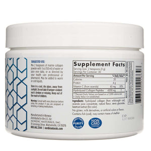 Nordic Naturals mereline kollageen C-vitamiiniga maasika - 150 g