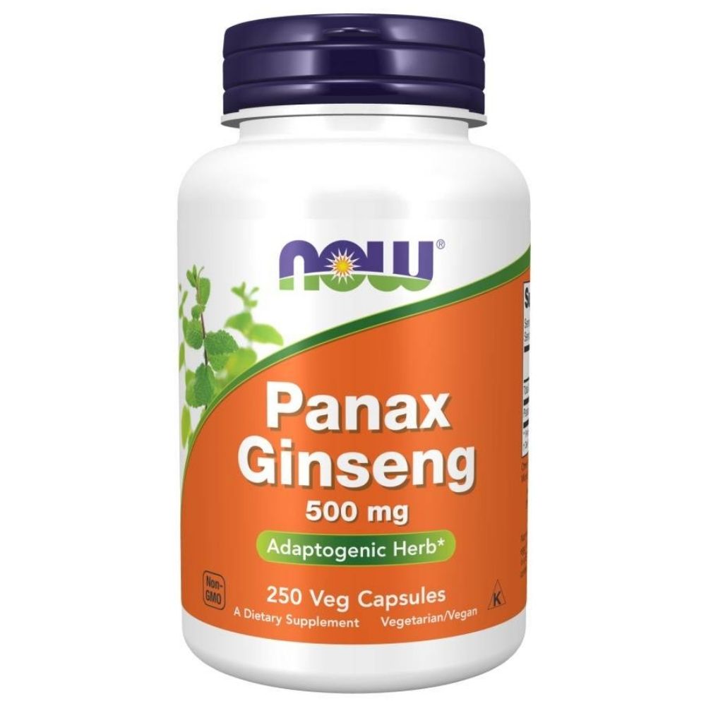 Now Foods Ženšen 500 mg (Panax Ginseng) - 250 kapslit