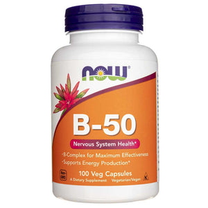 Now Foods B-50 - 100 kapsulių - Magnis.lt