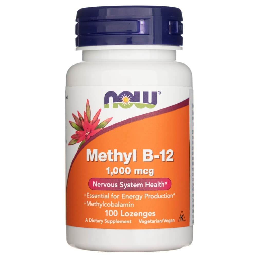 Now Foods Metil B-12 1000 mcg - 100 pastilių - Magnis.lt