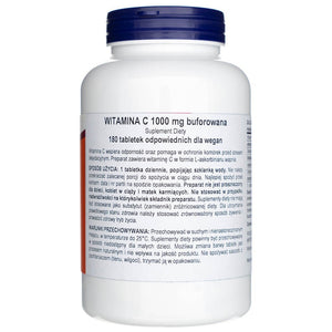 Now Foods C-1000 kompleksne puhverdatud vitamiin - 180 tabletti