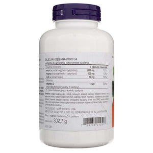 Now Foods kaltsium ja magneesium - 120 pehmekapslit