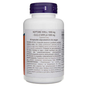 Now Foods Neptūno Krill, topelt tugevusega 1000 mg – 60 pehmet geelkapslit
