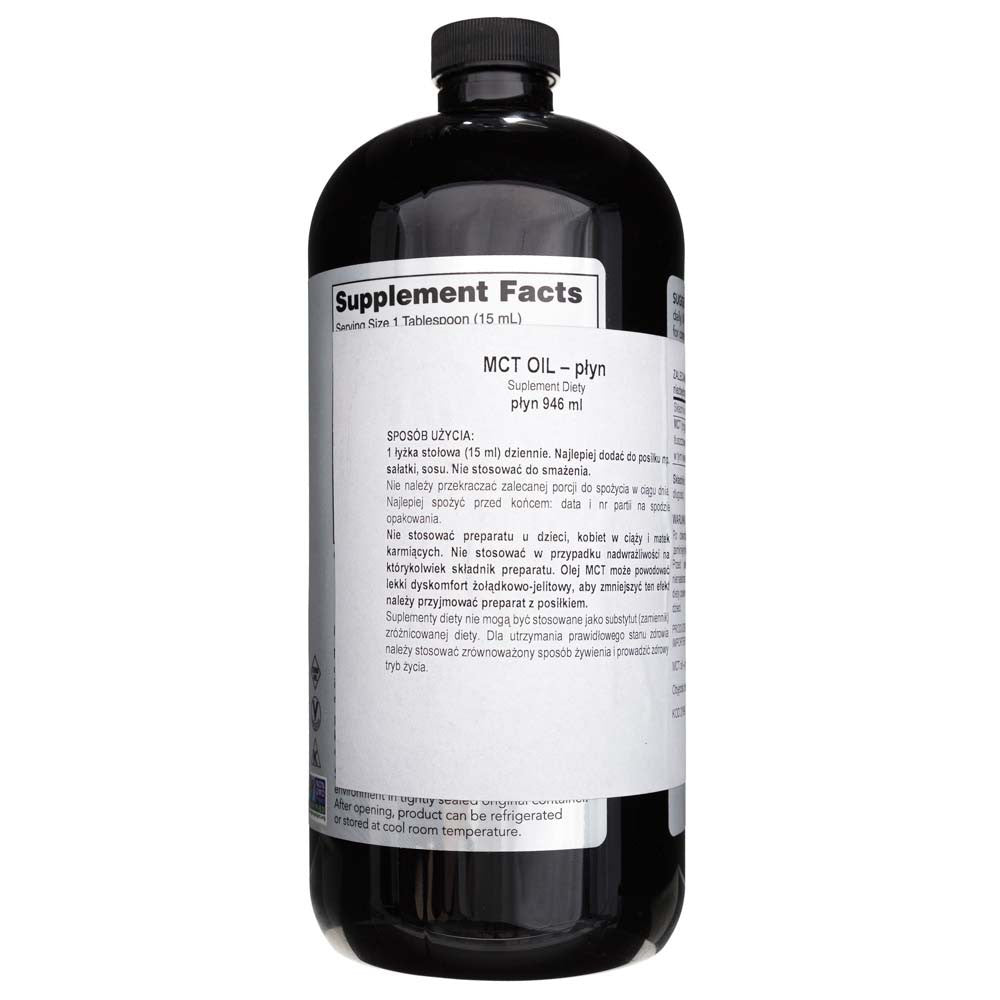 Now Foods vedel MCT õli – 946 ml