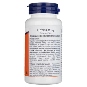 Now Foods Luteiin, topelt-tugevus 20 mg – 90 kapslit