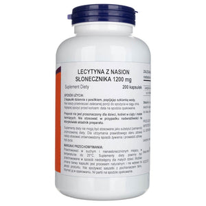 Now Foods Päevalille letsitiin 1200 mg – 200 kapslit