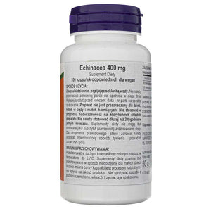 Now Foods Echinacea 400 mg - 100 kapslit