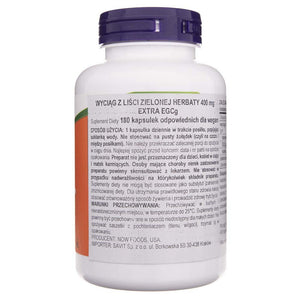 Now Foods EGCg rohelise tee ekstrakt 400 mg - 180 kapslit