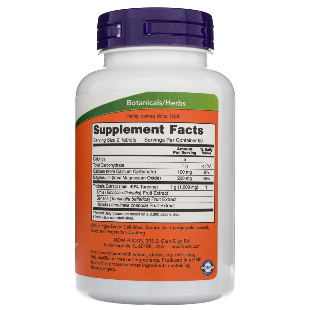 Now Foods Triphala 500 mg - 120 tabletti