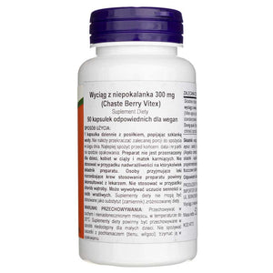 Now Foods Chaste Berry Vitex ekstrakt 300 mg – 90 kapslit