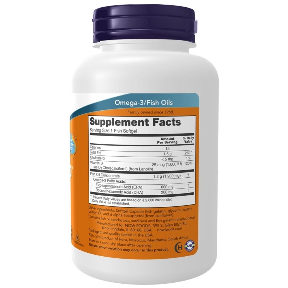 Now Foods Ultra Omega 3-D 1200 mg – 90 kapslit
