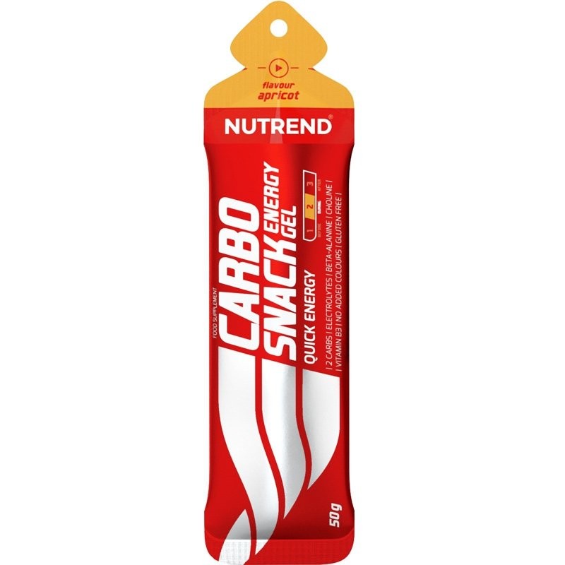 Nutrend Carbosnack (pakike) aprikoos - 50 g
