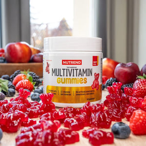 Nutrend Multivitamin Gummies, puuviljamaitselised - 60 geeli