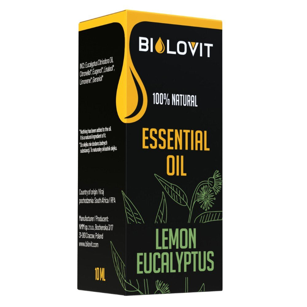 Bilovit sidrunheina eukalüpti eeterlik õli – 10 ml
