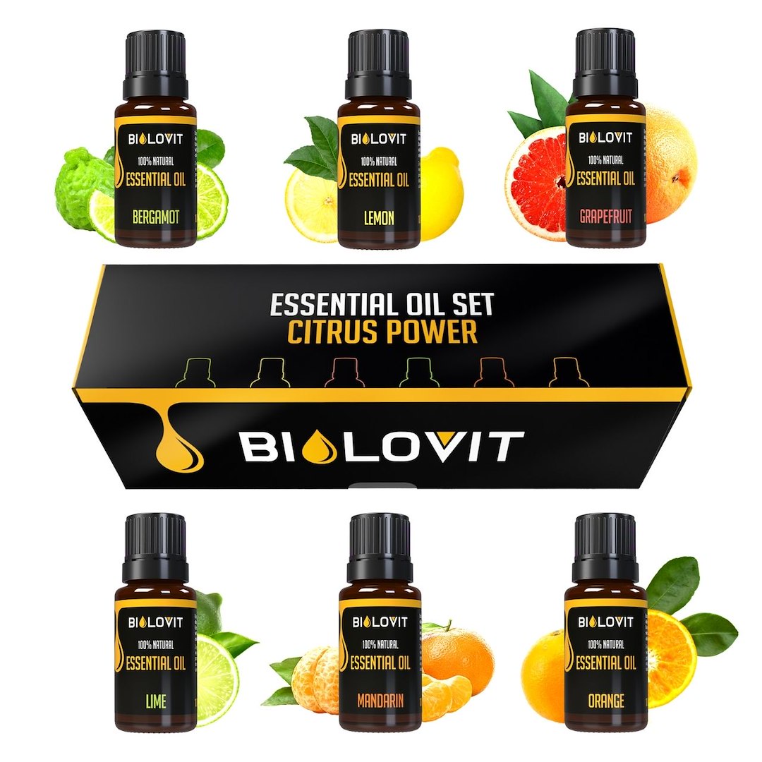 Biloviti eeterlike õlide komplekt - Tsitruseliste vägi