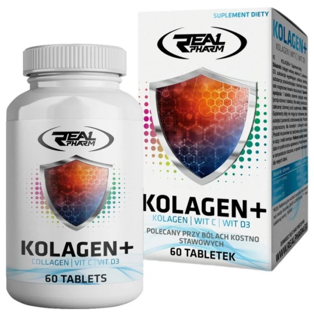 Real Pharm Collagen+ - 60 tabletti