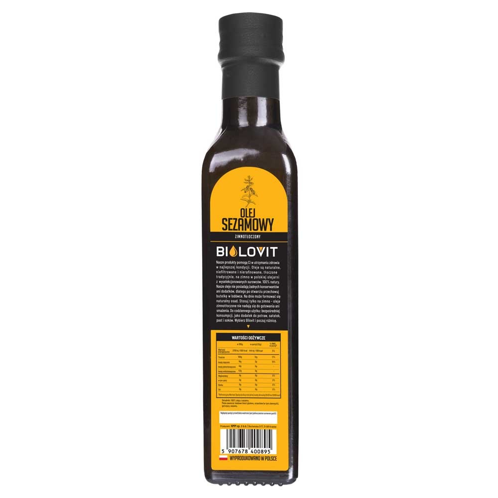 Bilovit Külmpressitud seesamiõli - 250 ml