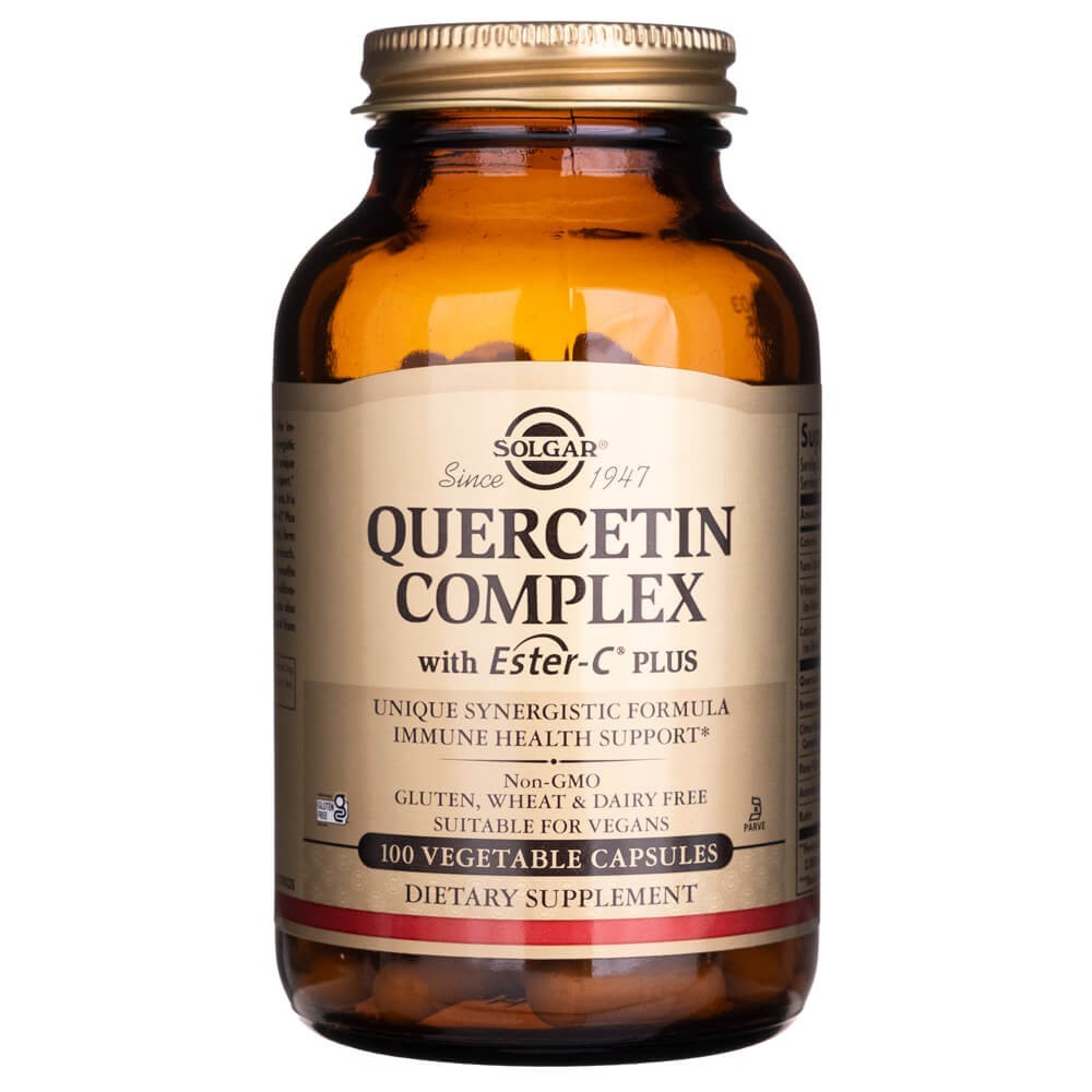 Solgar Quercetin Complex koos Ester-C Plussiga – 100 kapslit