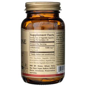 Solgar L-glutamiin 500 mg - 100 kapslit