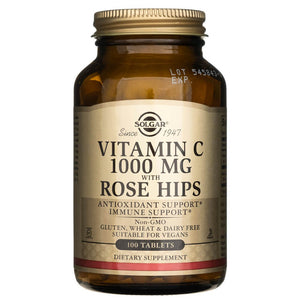 Solgar vitamiin C 1000 mg kibuvitsaga - 100 tabletti