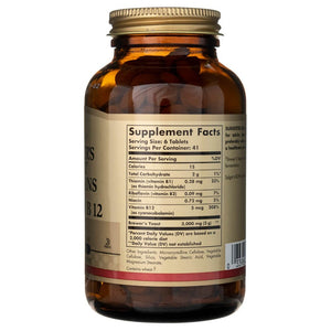 Solgar Õllepärm 7 1/2-graaniline B12-vitamiiniga – 250 tabletti