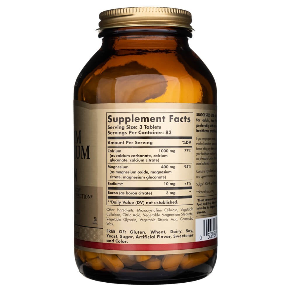 Solgar Calcium Magnesium Plus Boron - 250 tabletti