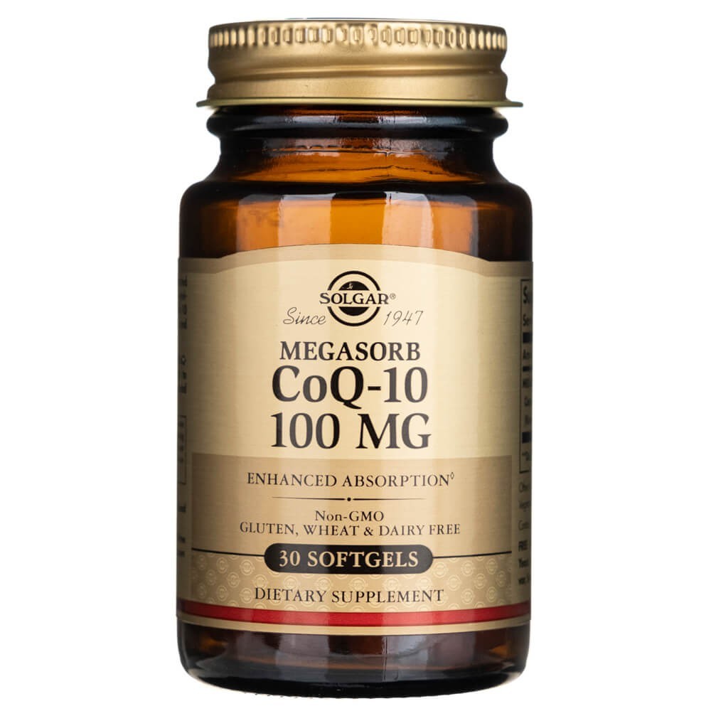 Solgar Megasorb CoQ-10 100 mg - 30 minkštųjų gelių - Magnis.lt