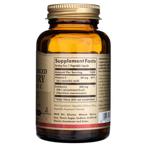Solgar Natural Cranberry with Vitamin C - 60 kapslit