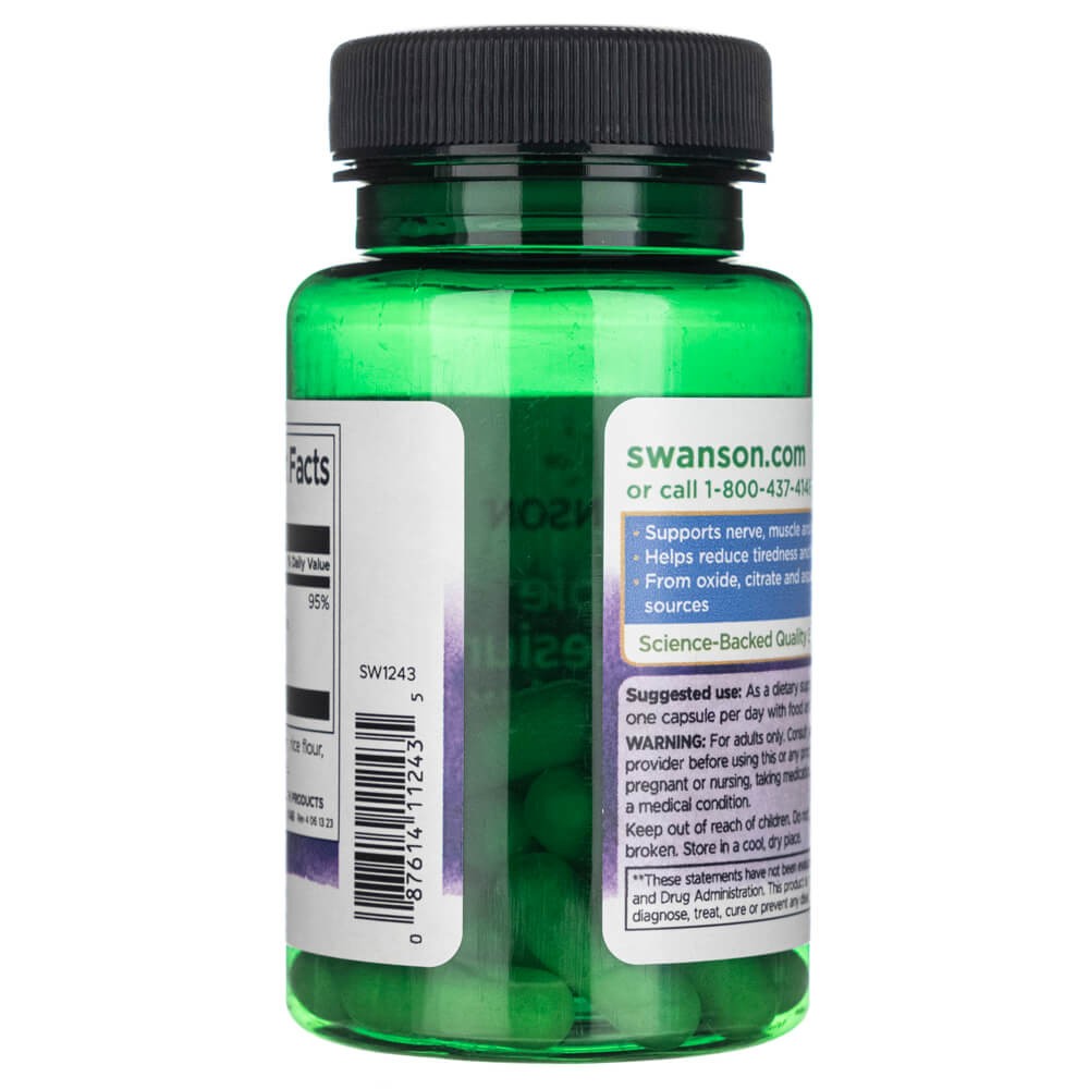 Swansoni kolmekordne magneesiumikompleks (magneesium) 400 mg - 30 kapslit