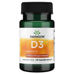 Swanson Vitamiin D3 4000 IU (100 mcg) – 90 kapslit
